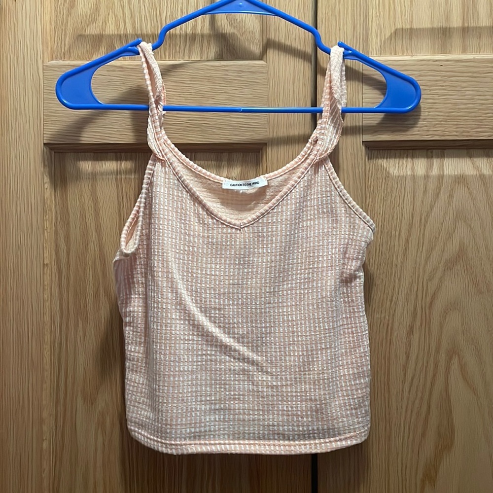 Ruffle strap crop top